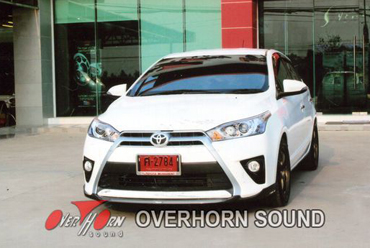 TOYOTA YARI โอเวอร์ฮอร์น ซาวด์ เครื่องเสียงรถยนต์